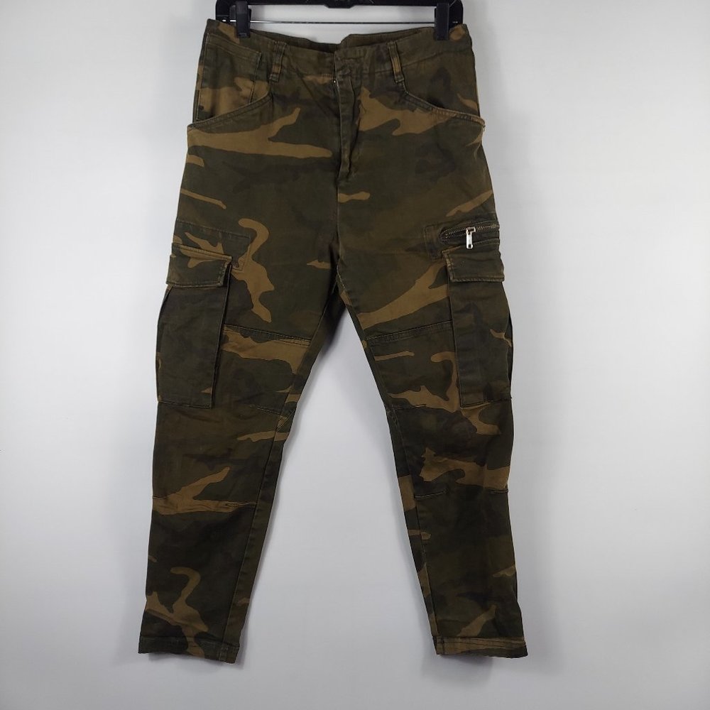 Zara Camouflage Cargo Chinos